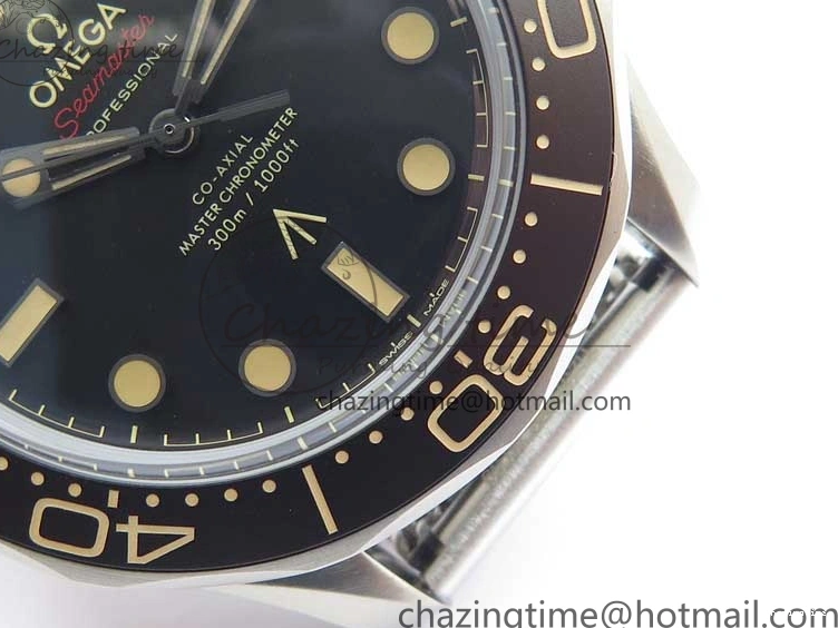 0524 Seamaster 300 “No Time to Die” Limited Edition ORF 1:1 Best Edition on SS Mesh Bracelet A8806 (Free Nato Strap) Durable 7866